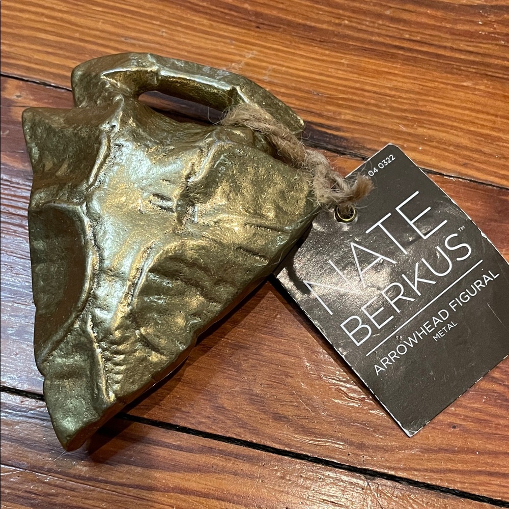 Nate Berkus Metallic Gold Arrowhead Decor